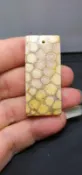 玉琢坊-珊瑚玉 菊花玉墜 Z10