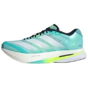 (店+)【adidas 愛迪達】JS4945 adidas Adizero Boston 13 百搭舒適透氣 低幫 休閒跑步鞋 男款 綠色 愛迪達男鞋 男運動鞋 男鞋