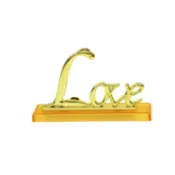 【批發團購王】【LOVE插花底座《金箔花系列專用》】love底座金箔玫瑰花電鍍金色金玫瑰香皂花love底座白色情人節
