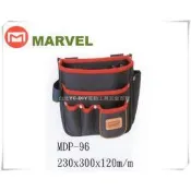 【台北益昌】日本電工第一品牌 MARVEL 塔氟龍製 專業電工 工具袋 MDP-96