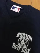 boston red sox 紅襪 背心 MLB 針織