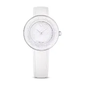 大高雄鐘錶城 Swarovski 施華洛世奇 Crystalline Lustre 水晶光彩石英腕錶 5668887 白色 33mm｜樂天領券現折★全館特惠中★指定刷卡回饋10%