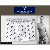 有型男~ AE American Eagle VS CK內褲 Underwear 短滿版白老鷹 S M L XL貝克漢