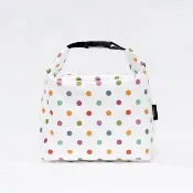保溫保冷袋 / 冷/熱食/ 便當袋 保溫袋防水紙材料 1项 Polka Dots