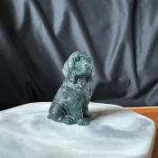 小萌寵 | 翡翠黃金獵犬擺件