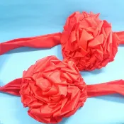 旻泉精品批發網 單顆 剪綵球 剪彩球 大紅色尼龍緞布/一組入(促600) 台灣製 剪綵用綵球(A級彩球) 直徑27cm【APP滿額下單10%點數(單一帳號最高1000點)】9/30止