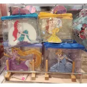DAISO 大創 迪士尼 公主系列 透明 小物收納包 化妝包 旅行收納包 拉鏈收納袋 小美人魚 樂佩 貝兒 仙杜瑞拉