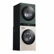 永昌創新國際有限公司 LG 樂金 Objet Collection WashTower AI 智控 洗 乾衣機 (含基本安裝) 洗19kg+乾16kg / 台 WD-S1916JGB【APP滿額下單10%點數(單一帳號最高1000點)】9/30止
