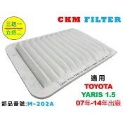 【CKM】豐田 TOYOTA YARIS 07年-14年 超越 原廠 正廠 空氣蕊 空氣濾芯 空氣濾網 引擎濾網 濾心