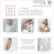 現貨 美國 Swaddle Designs 包巾 純棉 新生兒包巾 包被 嬰兒必備 大標籤 大洗標 寶寶的最愛
