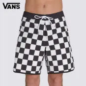 Vans MTE Everride Scalloped AOP 黑白色棋盤格衝浪短褲