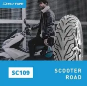 DELI TIRE 達利輪胎 SC109奔馳 機車輪胎 90/90-12