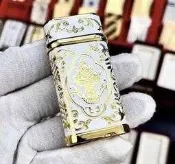 Cartier打火機！附原裝盒！說明書、繁花似景白金！極新！非Zippo Dunhill Dupont