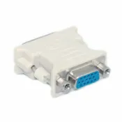 頂尖總務 DVI29公(24+5)轉VGA 15母轉接頭 VGA轉DVI-I(24pin + 1扁 4pin) 視訊轉接頭