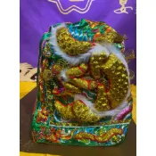 1尺4長神明衣 浮龍特上衣 神明衣 無奉帽 精緻繡品龍袍 神尊衣 關聖帝君 文衡聖帝 東嶽大帝 范府千歲 侯千歲