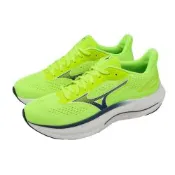 Mizuno 美津濃 慢跑鞋 Wave Inspire 22 男鞋 支撐 螢光黃 扁平足 運動鞋 J1GC2644-02