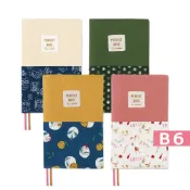 台灣製 【網路限定】珠友 SC-03239 B6/32K 台灣花布拼色可調式棉布書衣/書皮/筆記手帳書套/本子保護套
