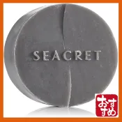 【日本直邮】SEACRET 死海泥哑光洁面皂，125克，固体皂，泡沫洁面，护肤，天然矿物质护肤，舒缓日常压力和疲劳