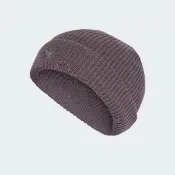 Adidas Short Beanie IY7031 毛帽 針織帽 保暖 舒適 三葉草 灰紫