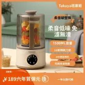 (店+)德國帶隔音罩靜音破壁機家用豆漿機全自動加熱免煮免過濾1500ml