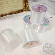 木木柒Studio DIY串珠無彈力水晶線 串珠魚線 0.3mm-0.8mm 尼龍線 穿珠線 透明線 首飾材料 手機掛鍊