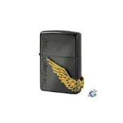 (店+)【Zippo】Zippo - 日版打火機 / Angel Wing 天使之翼 黑冰金翅 PAW-R3 / ZP752 詮國