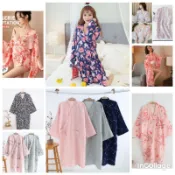 售台灣現貨 男女 睡衣 甚平 浴衣 日式家居服 汗蒸服 桑拿服 情趣睡衣 浴袍 家居服 和風 日本服 開襟家居服 哺乳服