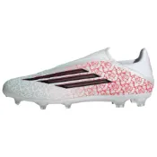 (店+)【adidas 愛迪達】KJ3781 adidas F50 League 舒適貼合 無鞋帶硬地 多場地 足球鞋 男女同款 雲白