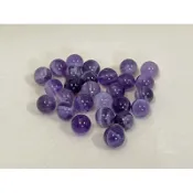 天然夢幻紫水晶散珠 1個 水晶串珠 4mm 6mm 8mm 10mm 12mm 串珠材料 手作材料 飾品配件 手作飾品