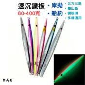 *小毛釣具* 速沉鐵板 60-400克 岸拋 船釣好用 電鍍鐵板 岸拋鐵板 快抽鐵板 北方三島 煙仔虎 紅甘鐵板 快鐵