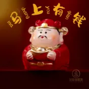 🙏🏻已開光過爐🙏🏻關公擺件 關聖帝君 財神桌面文創擺件車載招財發財祈福辦公室卡通工位解壓禮物福氣