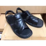 【紅豆鞋坊】MIT真皮手工鞋~男鞋NO.713牛皮好穿兩用拖鞋 涼鞋 氣墊鞋**(與la new一樣耐穿)