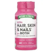 【iHerb】Nature's Truth, Ultra Hair，Skin & Nails Plus Biotin，60 片包衣囊片