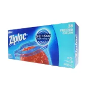 (店+)Ziploc 密保諾雙層夾鏈冷凍保鮮袋-大38入x2盒