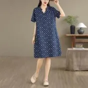 【韓國K.W.】韓國空運薄丹寧迷戀情熱寬鬆牛仔拼接背心洋裝(小香風/輕量涼感/背心裙/休閒/日系/通勤/渡假)