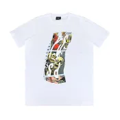 【HOTAI購】【PAUL SMITH】 簽名LOGO美式漫畫印花純棉短袖T恤(男款/白x多彩)