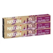 (店+)【NESCAFE 雀巢咖啡】印度濃縮烘焙*3 三盒組 NESCAFE 瑞士產 咖啡膠囊  FARMERS ORIGINS Nespresso膠囊