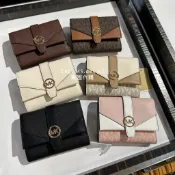 現+預👼🏻美國代購🇺🇸 Michael Kors MK Greenwich 三折短夾 短夾 信封 卡片 零錢袋 信封短夾