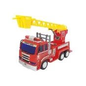 【KIDMATE】台灣好車隊-中型雲梯車(聲光消防車 台灣玩具車 仿真 磨輪車 聲光玩具 中文語音)