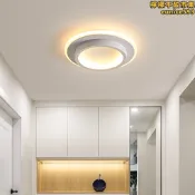 陽臺燈led小吸頂燈廚房化妝室照明燈具入戶玄關燈方形走廊走道燈
