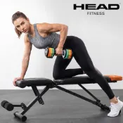 HEAD海德 可調式多功能重量訓練椅 HC203 重訓椅 多角度調整 搭配啞鈴舉重仰臥起坐 重訓運動躺板 臥推健腹椅