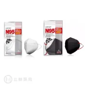 LAITEST萊潔  N95 成人防護口罩 (白色 黑色) 2入/包【立赫藥局】