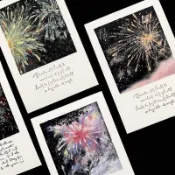 【煙花迎春】新年系列賀卡 明信片DIY 送禮祝福卡 節慶賀年卡 INS風高顏值卡片 學生手寫留言卡 春節禮物小卡 文創紙