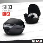 【SHAD】最強優惠 SH33 快拆 置物箱 後箱 現貨 免運 可放 安全帽