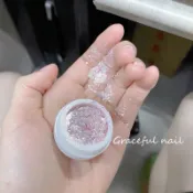 66-4 現貨保證❤️日系歐若拉美甲歐泊粉 歐箔粉 超薄雲錦粉 冰晶高閃雪絨粉 偏光粉