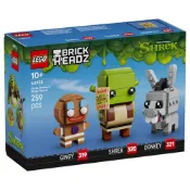 (店+)【LEGO 樂高】40923 史瑞克、驢子和小薑薑玩偶 樂高® BrickHeadz系列