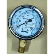 (店+)ACUTEK 立式耐震壓力表充油 600kg 8500psi 不鏽鋼 防震/抗震 有油式清洗機壓力錶
