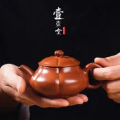 臺灣出貨✈️傳統潮州手拉壺大容量純手工紫砂壺大紅袍過濾家用功夫泡茶壺茶具REB