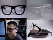 【信義計劃】無印良品 日本島內框 白色玳瑁色復古超大框 超越Moscot 泰八郎Tart Dita RB 等手工眼鏡