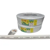 【Tai Sun 大山】20米 大山牌 零售 白扁線 1.6mm 2C 2芯(電線 電纜 電源線) 客製化裁切